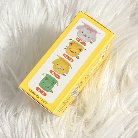 BNIB Sanrio Pompompurin Blind Box Soft Plush Drawstring Bag - Picture 8 of 10